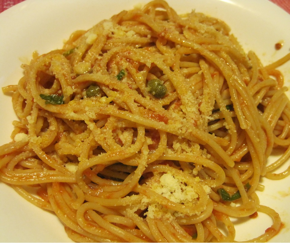 Spaghete parmezan
